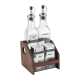 Оливерник на стойка 250ml/130ml NATURAL WOOD (4204B) HORECANO |  |  |