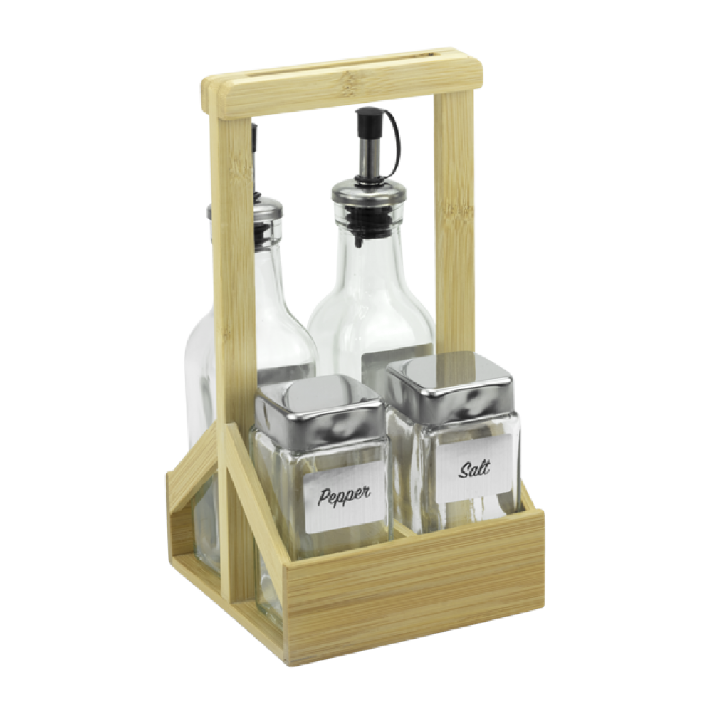 Оливерник на стойка с дръжка 175ml/130ml NATURAL WOOD (6358B) HORECANO |  |  |