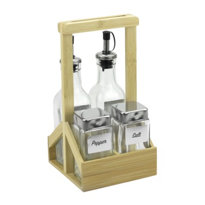 Оливерник на стойка с дръжка 175ml/130ml NATURAL WOOD (6358B) HORECANO - Сравняване на продукти