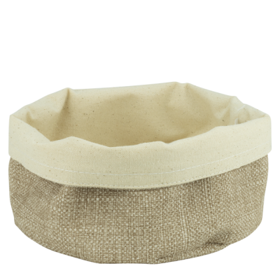 Текстилен панер кръг BEIGE Ø20xh12cm HORECANO - Аксесоари