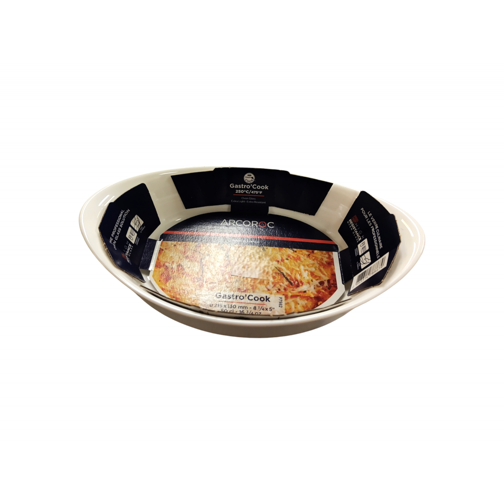 Тава Gastro Cook Luminarc Smart Cuisine, опал, овал, 215 х 130 мм |  |  |