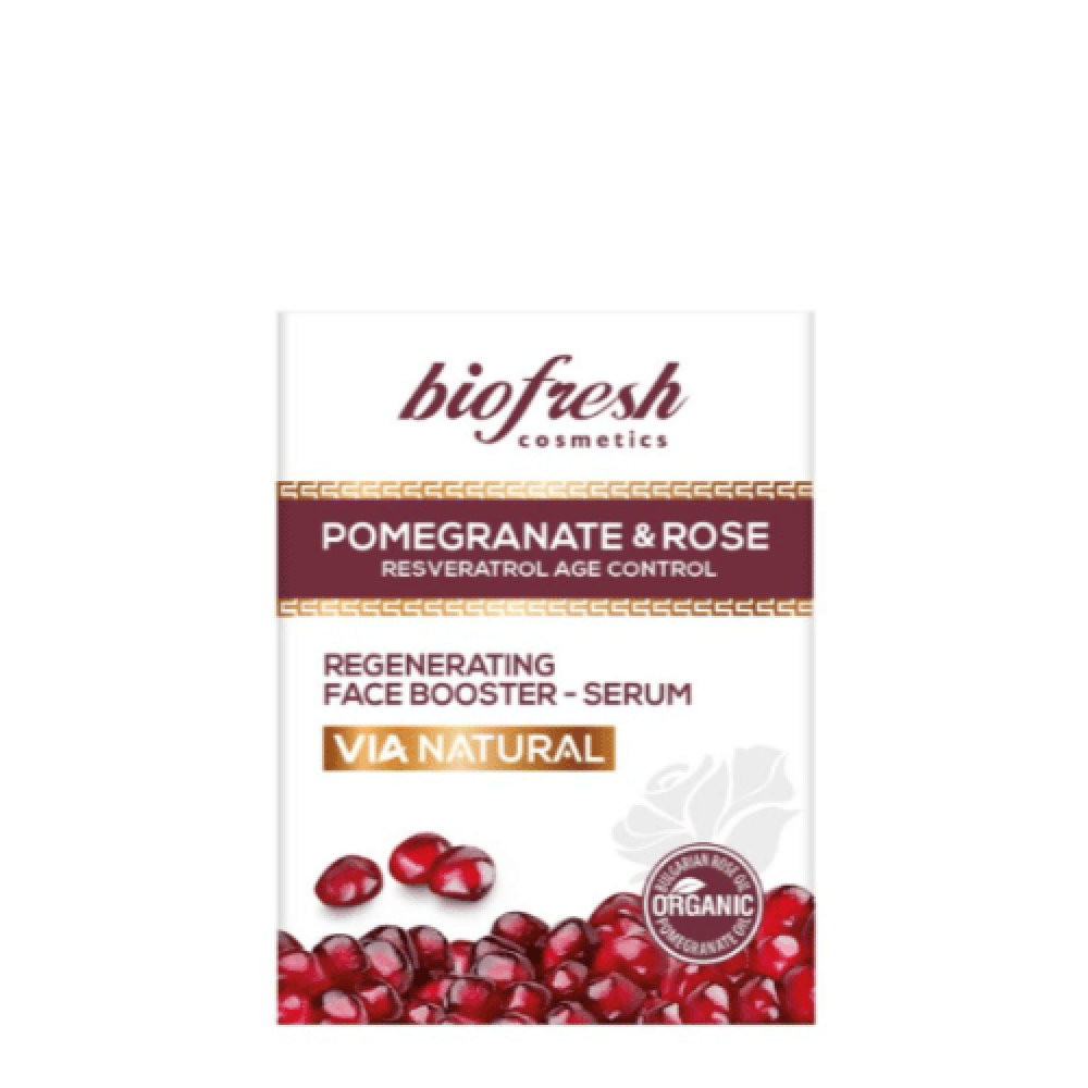 Регенериращ серум за лице VIA NATURAL POMEGRANATE AND ROSE 30 ml |  |  |