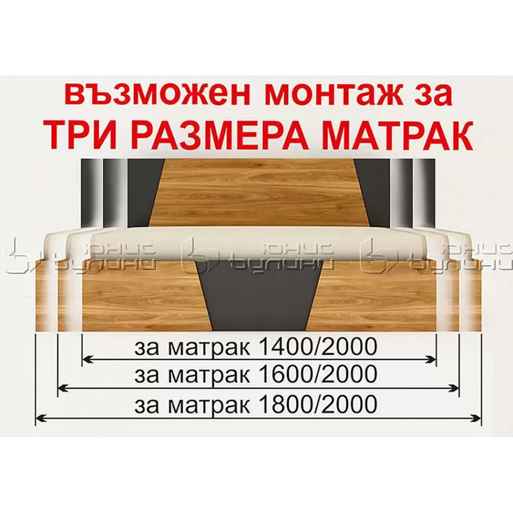 ЛЕГЛО ВАРИО с нощни шкафчета | Легла | Гардероби, легла, скринове и ТВ шкафове |