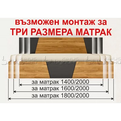 ЛЕГЛО ВАРИО с нощни шкафчета - Легла