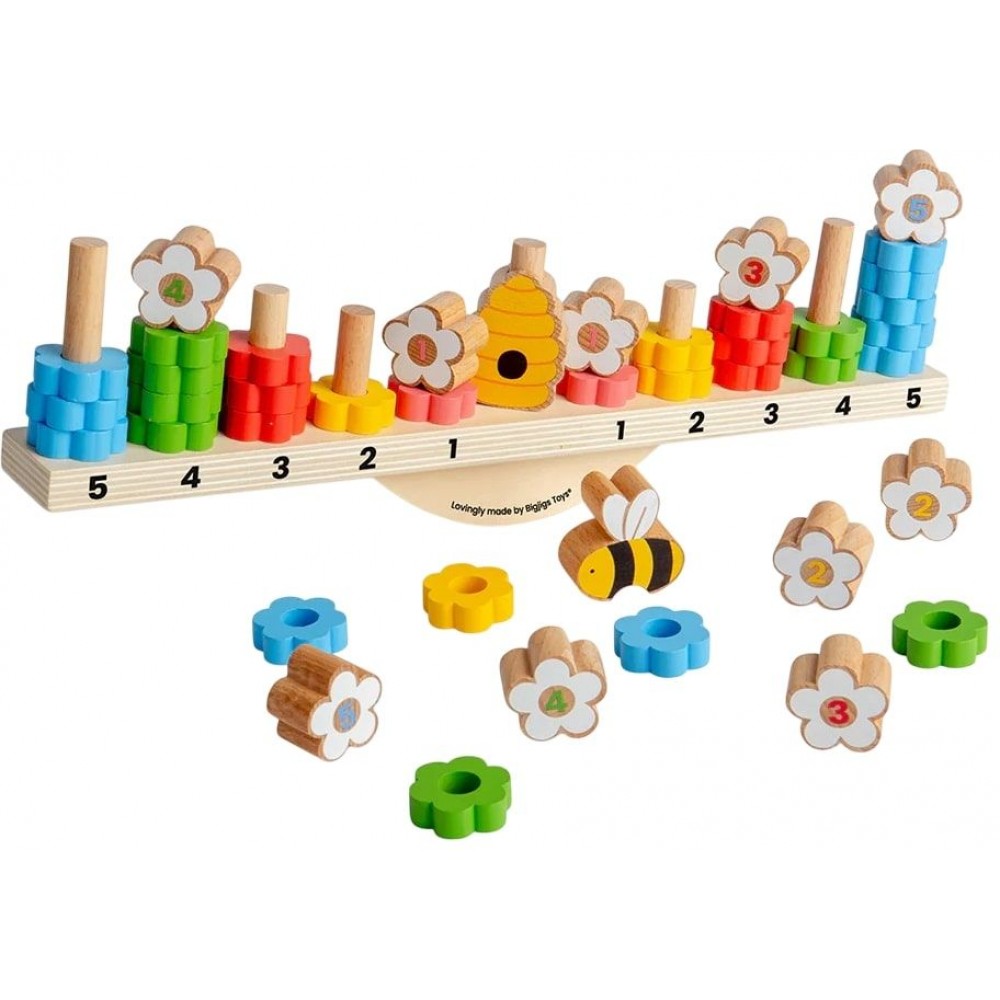 Дървена балансна игра - Пчелички Bigjigs |  |  |