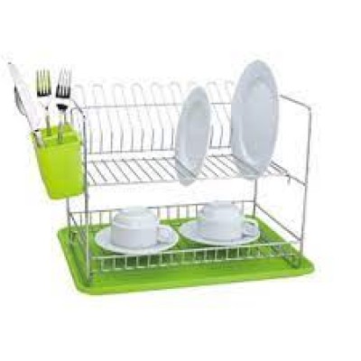 Сушилник Haus Roland A-302, хром, 2 нива, 52.5x23.5x36см - Аксесоари