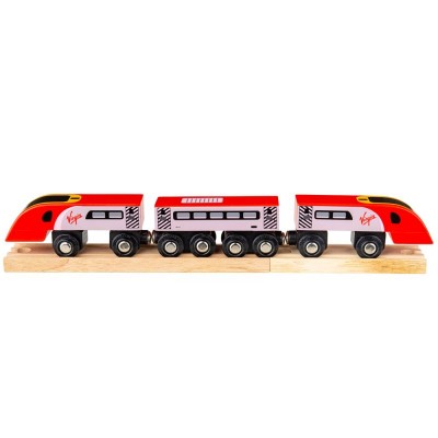 Влакче Virgin Trains Pendolino - Bigjigs - Детски играчки