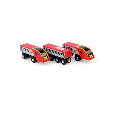 Влакче Virgin Trains Pendolino - Bigjigs - Детски играчки