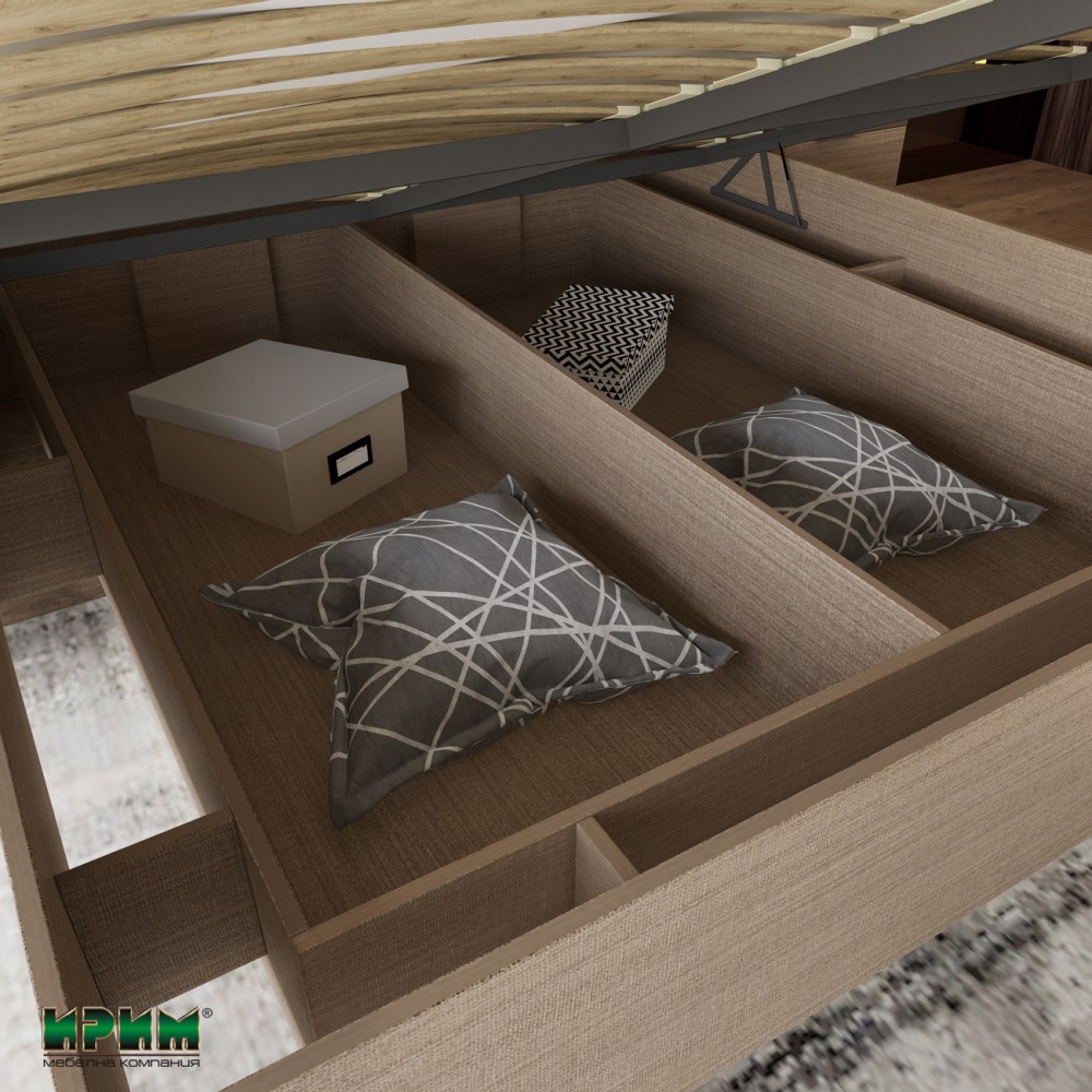 Легло с нощни шкафчета Nautilus 180/200 | Легла | Гардероби, легла, скринове и ТВ шкафове |