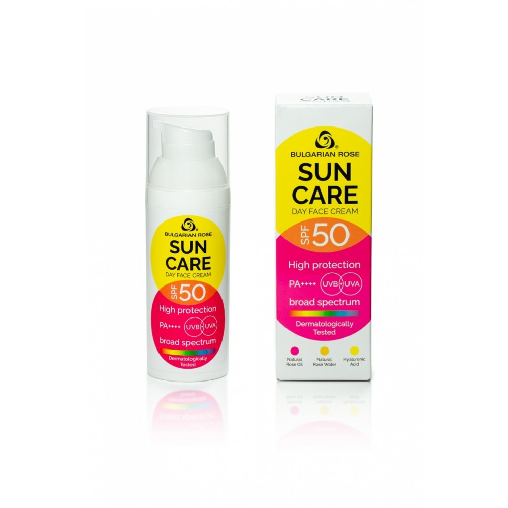Bulgarian Rose Sun Care дневен крем за лице SPF 50 50 мл |  |  |